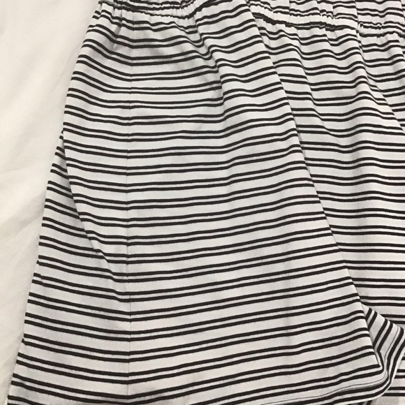 Tommy Hilfiger Navy Blue & White Striped Sleeveless Dress w/Elastic Waist, Sz L - Picture 6 of 11